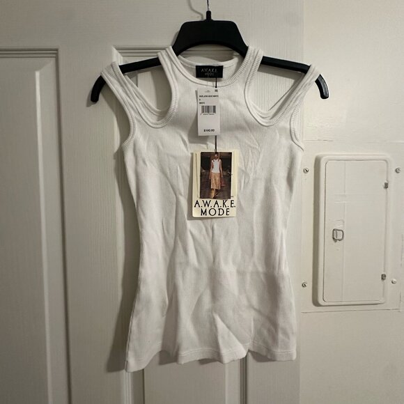 [NWT] A.W.A.K.E. Mode Split Strap Tank Top - Picture 1 of 3
